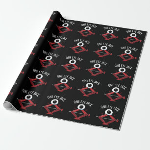 Papier Cadeau Un Oeil Jack Funny Voiture Jack Pun Dark BG