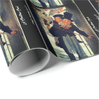 Un papier d'enveloppement de Noël Carol de Noël