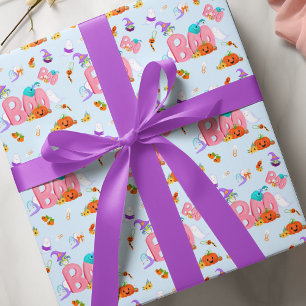 Papier Cadeau Un Petit Fantôme De Boo, Baby shower D'Halloween D