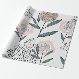 Papier Cadeau Un rose