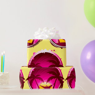 Papier Cadeau Une Femme Dans Un Hamac