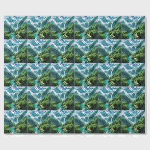 Papier Cadeau Une mélodie rafraîchissante 033
