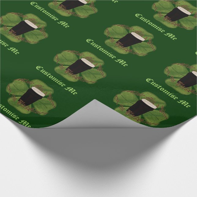 Papier Cadeau Une pinte du truc noir (Coin)
