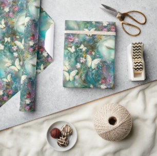 Papier Cadeau Une série mystique de papillons 3