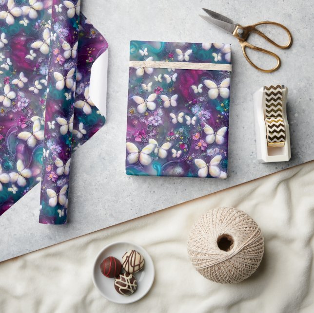 Papier Cadeau Une série mystique de papillons 5 (Artisanat)