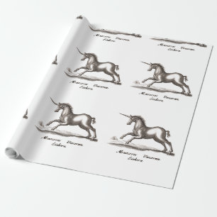Papier Cadeau Unicorn Classic Running Magic Woodland Créature