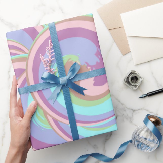 Papier Cadeau Unicorn Swirl (Cadeaux)