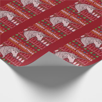 Papier Cadeau Unicorn Ugly Christmas Sweater Wildlife Series