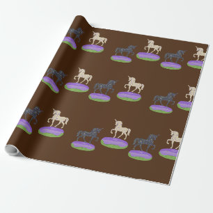 Papier Cadeau Unicornes