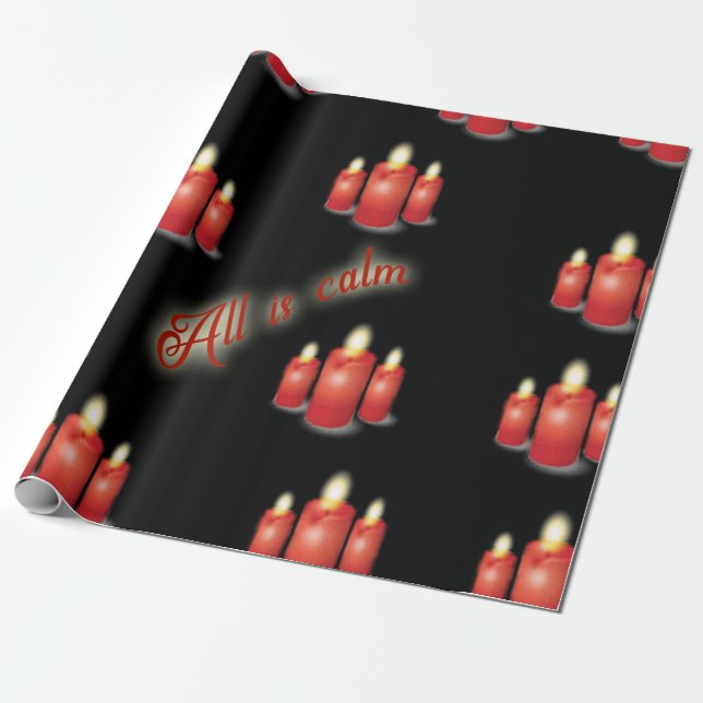 Papier Cadeau Unique tout est calme (Déroulé)