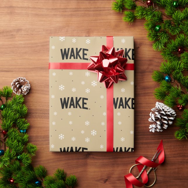 Papier Cadeau Université Wake Forest | Arche de réveil (Cadeau de vacances)