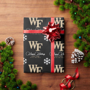 Papier Cadeau Université Wake Forest   WF