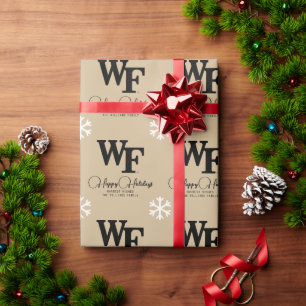 Papier Cadeau Université Wake Forest WF