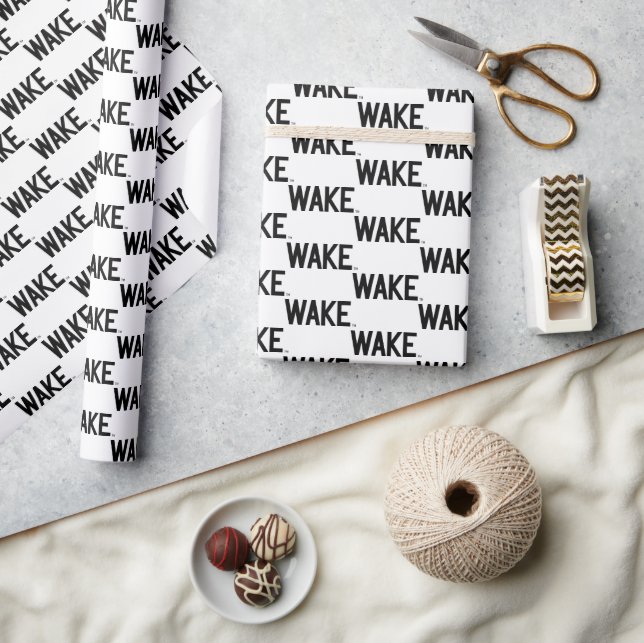 Papier Cadeau Université Wake Forest | Wordmark Wake (Artisanat)