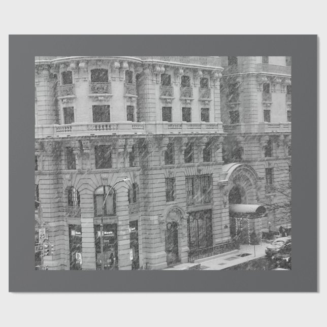 Papier Cadeau Upper West Side Winter Wrapping Paper (Plat)