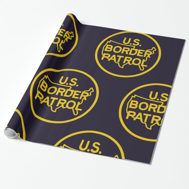 Papier Cadeau US Border Patrol (Déroulé)