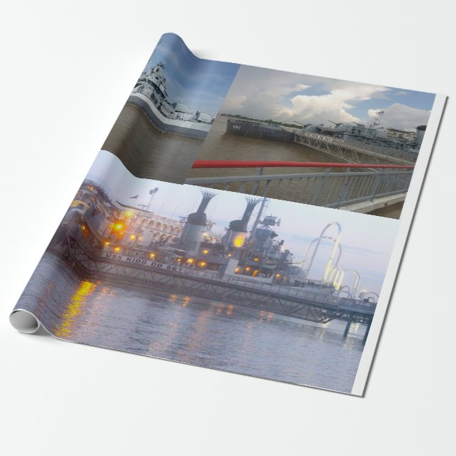 PAPIER CADEAU USS KIDD DD 661 (Déroulé)