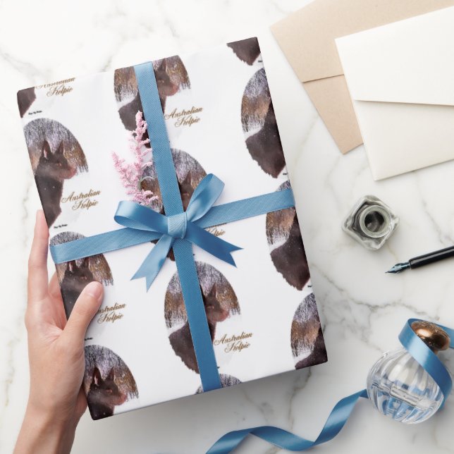 Papier Cadeau Vacances de Noël Kelpie en Australie (Cadeaux)