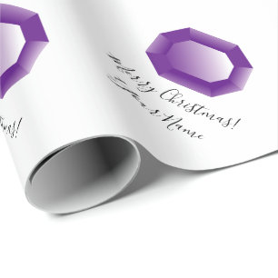 Papier Cadeau Vacances faites sur commande de Noël de pierre