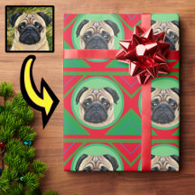 Vacances Noël Vert et Rouge avec votre photo