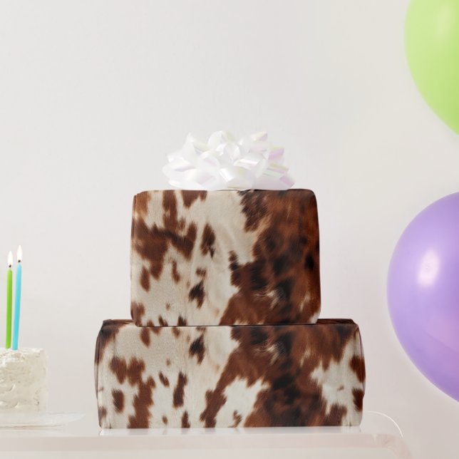 Papier Cadeau Vachette à crème Brown (Cadeaux de fête)