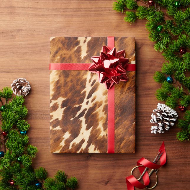 Papier Cadeau Vachette Brown (Cadeau de vacances)