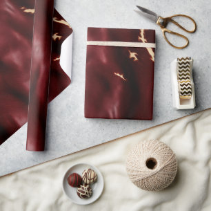 Papier Cadeau Vachette rouge profonde du sud-ouest