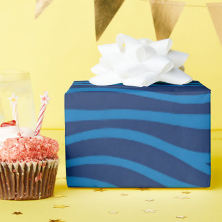 Papier Cadeau vagues Abstraites et flux d'eau