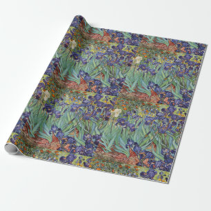 Papier Cadeau Van Gogh Irises Peinture impressionniste