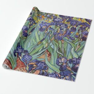 Papier Cadeau Van Gogh Irises Peinture impressionniste