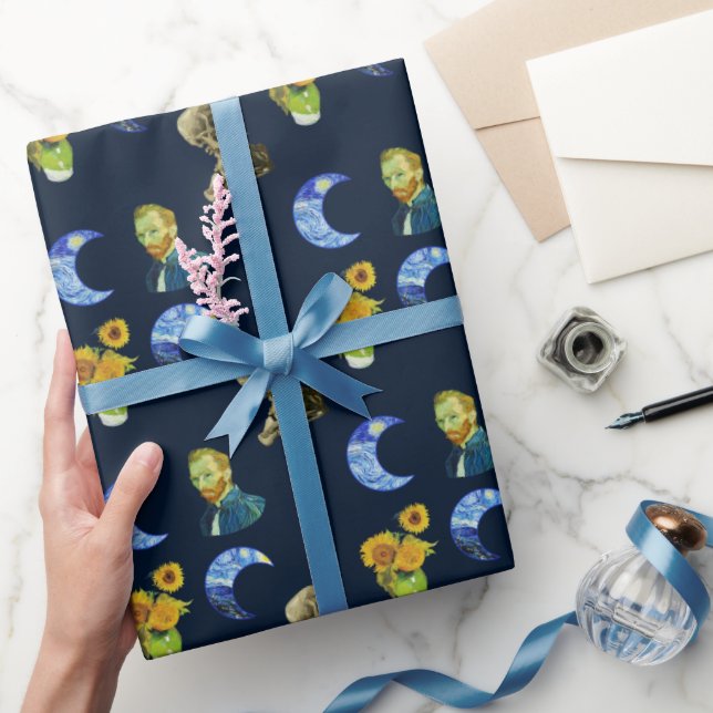 Papier Cadeau Van Gogh motif (Cadeaux)