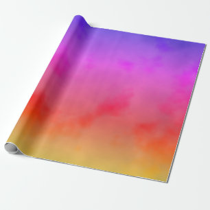 Papier Cadeau Vapeur arc-en-ciel