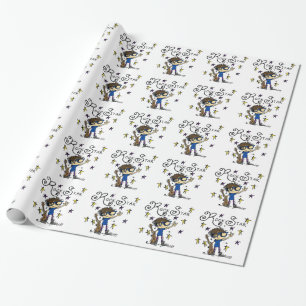 Papier Cadeau Vedette du rock de brune