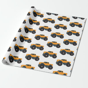 Papier Cadeau Véhicule monstre