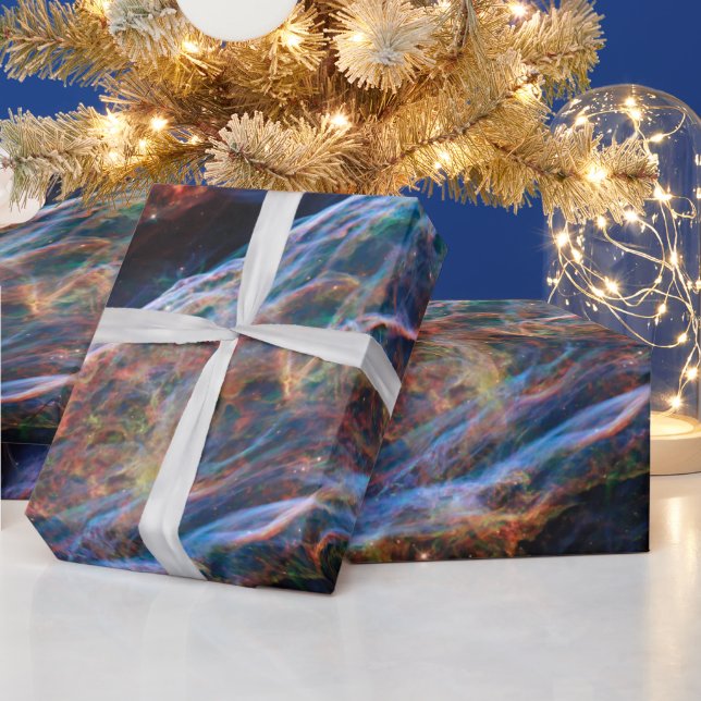 Papier Cadeau Veil Nebula Supernova Reste Télescope Hubble (Vacances)