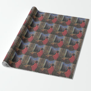 Papier Cadeau Veille de Noël vintage par Jessie Willcox Smith