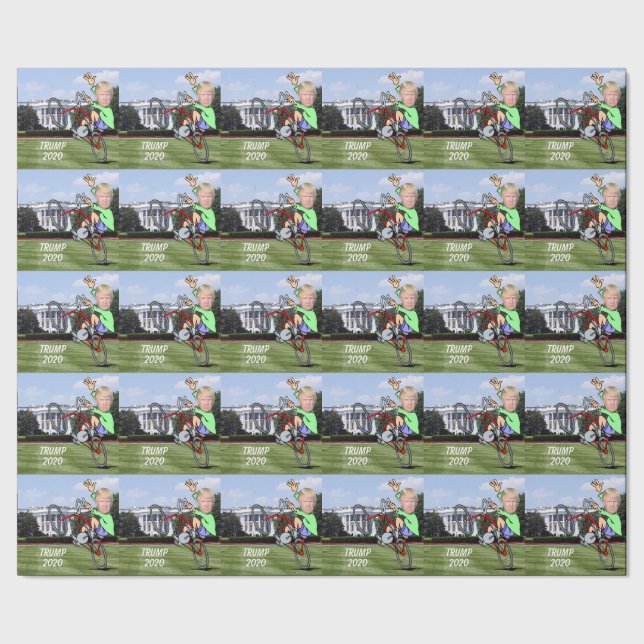 PAPIER CADEAU VÉLO TRUMP 2020 (Couture)