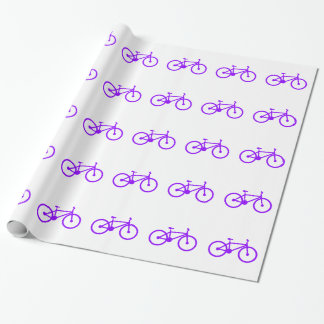 Papier Cadeau Vélo violet violet