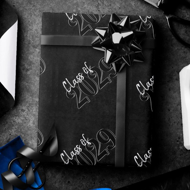 Papier Cadeau Velvet Grad | Onyx Black Jewel Tone Grunge (Créateur téléchargé)