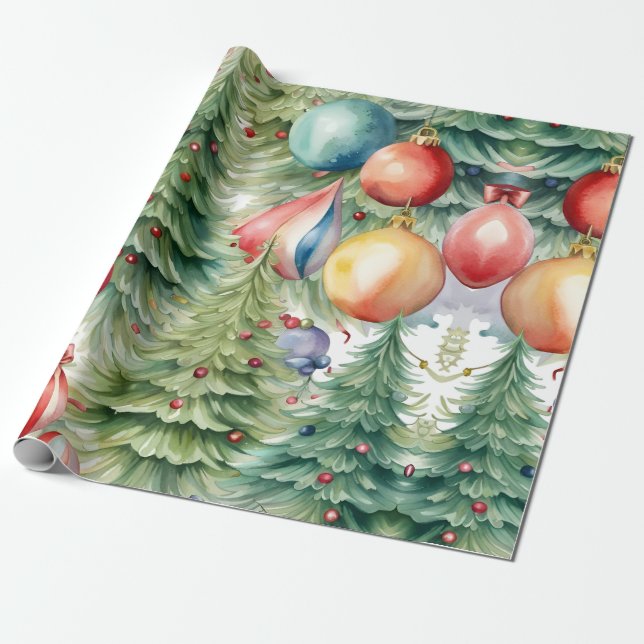 Papier Cadeau Venin de Christmas (Déroulé)