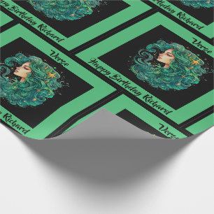 Papier Cadeau Vergo Ajouter un nom Anniversaire Horoscope Cadeau