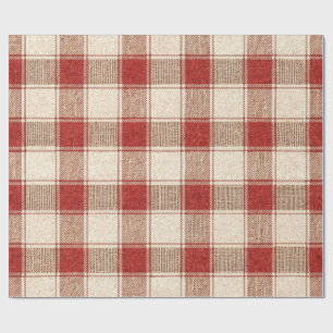 Papier Cadeau Vérification rustique