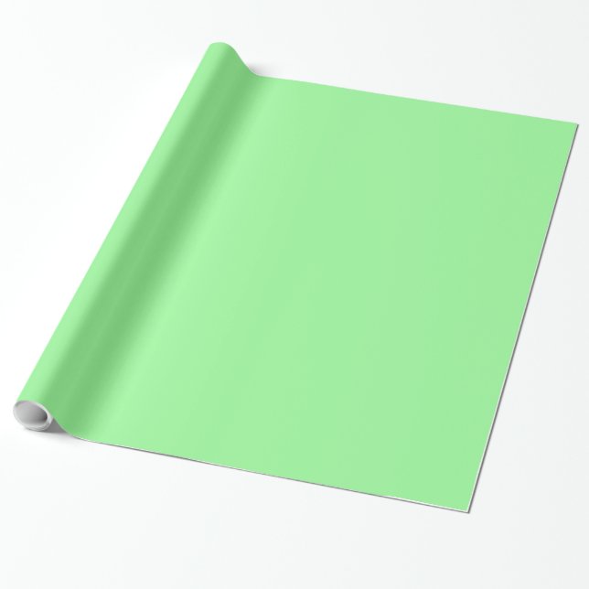Papier Cadeau Vert menthe (Déroulé)