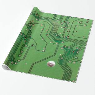 Papier Cadeau Vert sur la carte verte