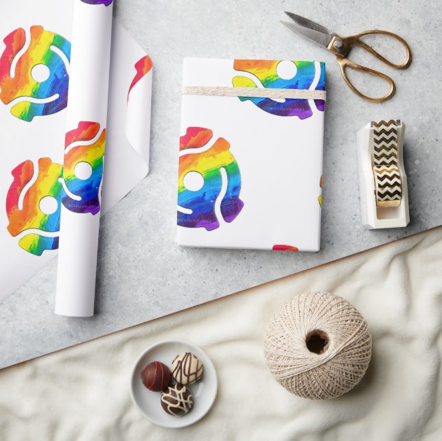 Papier Cadeau Vibran de l'adaptateur d'enregistrement SlipperyJo (Artisanat)