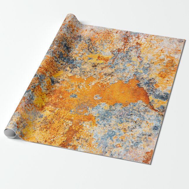 Papier Cadeau Vieille texture rouille. Grunge arrière - plan en  (Déroulé)