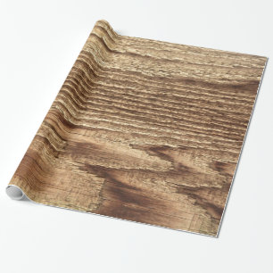 Papier Cadeau Vieux bois porté