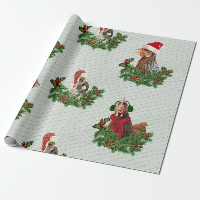 Papier Cadeau Vieux Saint Chick (Déroulé)