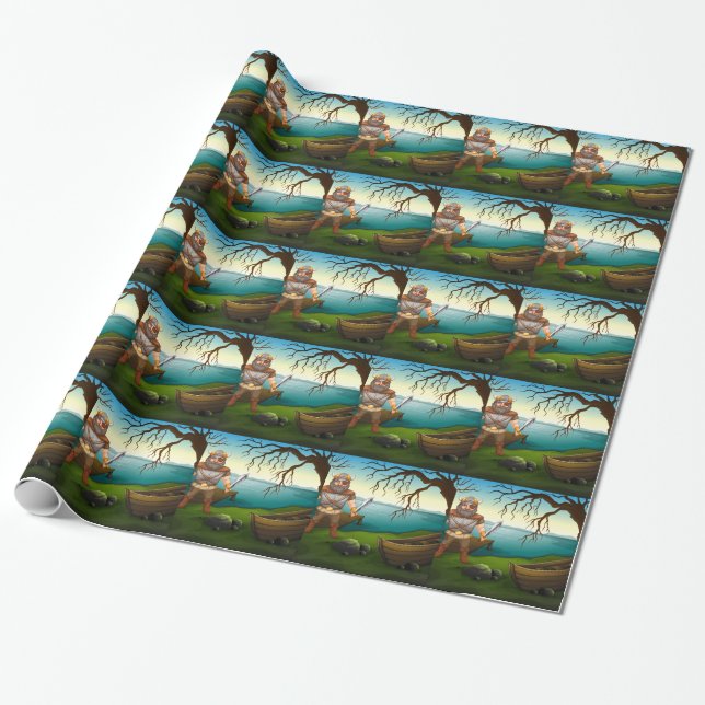 Papier Cadeau Viking (Déroulé)