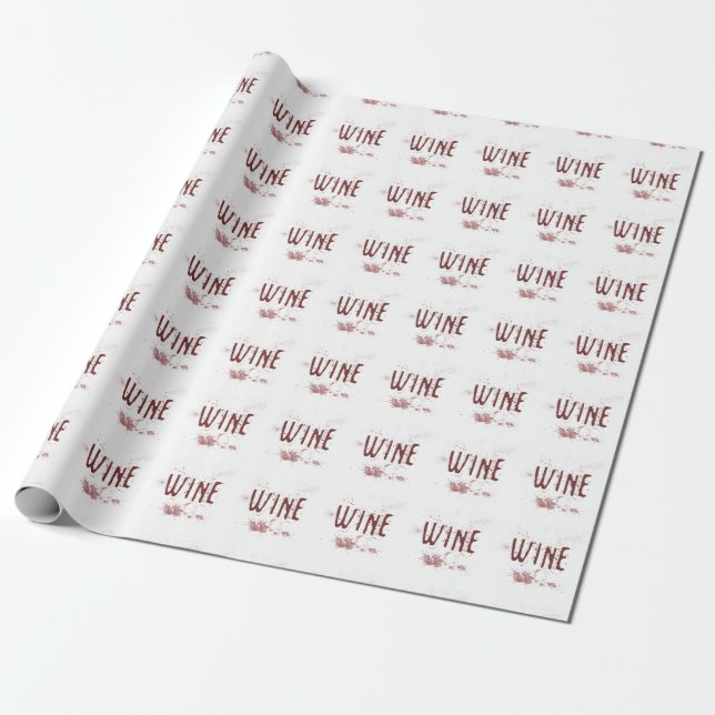 Papier Cadeau Vin (Déroulé)